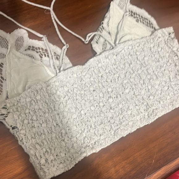 Adella Lace Bralette by Free People Olive Lace Bralette Sz sm BNWT - Picture 8 of 8